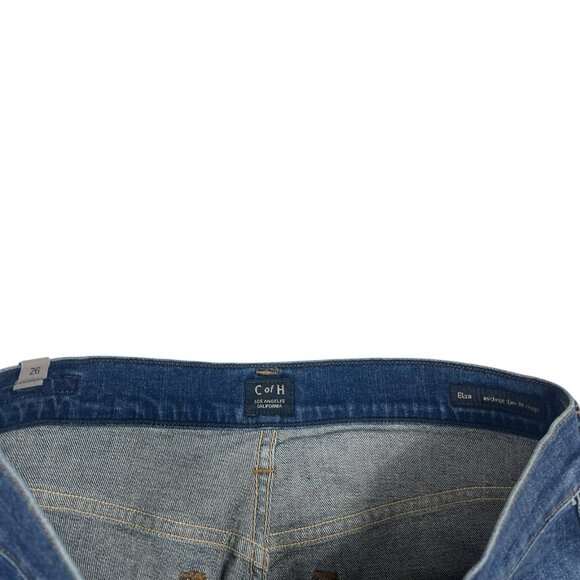 Citizens of Humanity Elsa Mid Rise Slim Fit Crop Jeans Size 26 Button Fly Taos - Picture 9 of 15